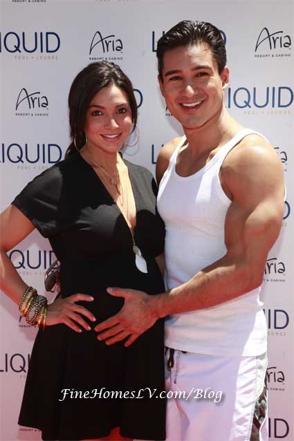 Mario Lopez and Courtney Mazza