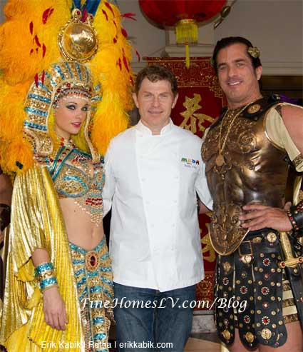Chef Bobby Flay, Caesar and Cleopatra