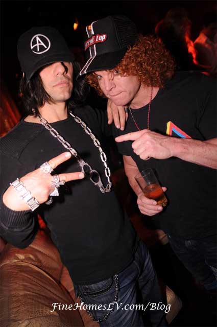 Criss Angel and Carrot Top