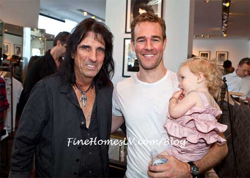 Alice Cooper and James Van Der Beek