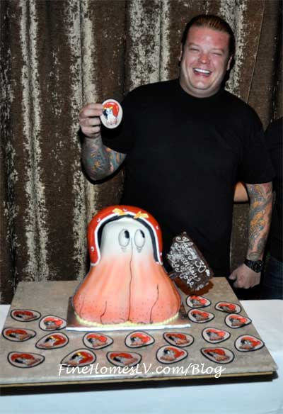 Corey Harrison With Birthday Cake