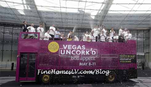 Vegas Uncork'd ARIA Champagne Showers