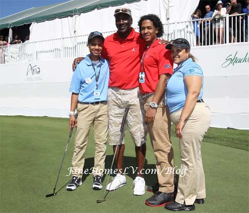 Marc Garcia and Family With Michael Jordan