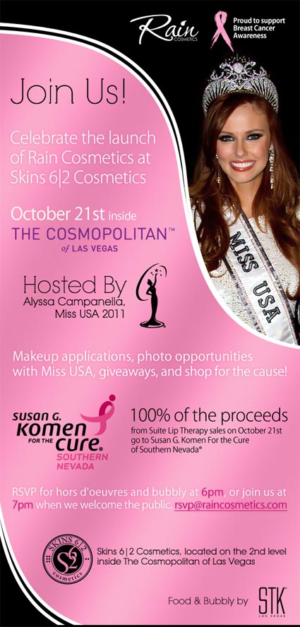 Miss USA and Rain Cosmetics Miss USA and Rain Cosmetics