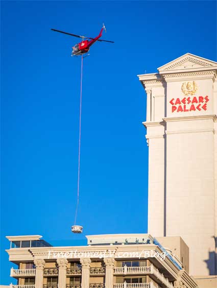 Flying Hot Tub Arrives At Nobu Hotel Las Vegas