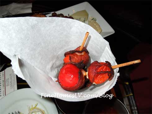 Bacon Wrapped Peppadew Peppers