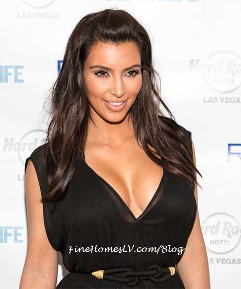 Kim Kardashian at REHAB Pool Party