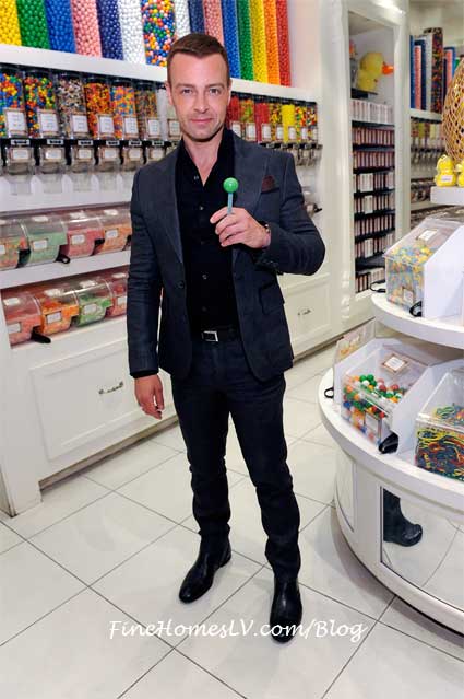 Joey Lawrence with a Sugar Factory Couture Pop