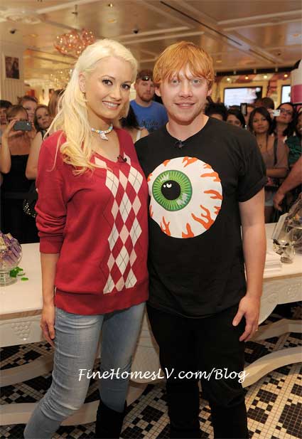 Rupert Grint and Holly Madison