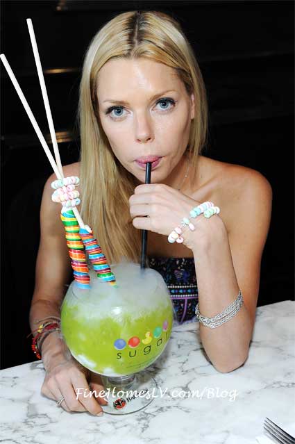 Sophie Monk and Lollipop Passion Cocktail