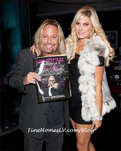 Vince Neil and Rain Andreani