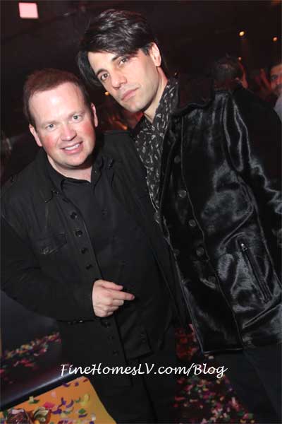 Nathan Burton and Criss Angel at Moon Las Vegas