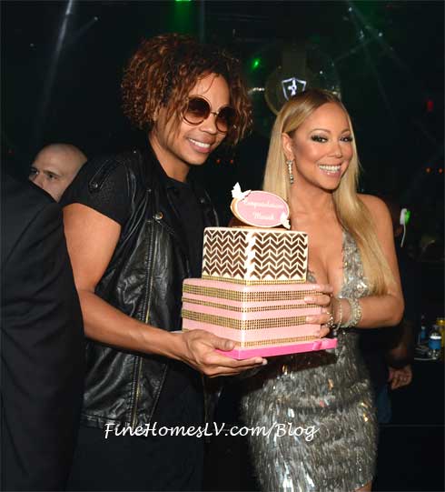 Mariah Carey With Cake
