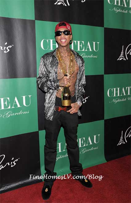 Tyga On The Red Carpet at Chateau