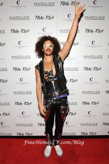 Redfoo delighted the packed club with impromptu performances during his DJ