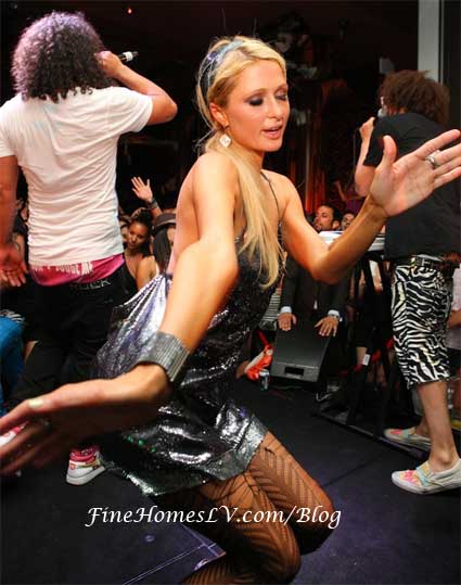 Paris Hilton and LMFAO at Surrender Nightclub