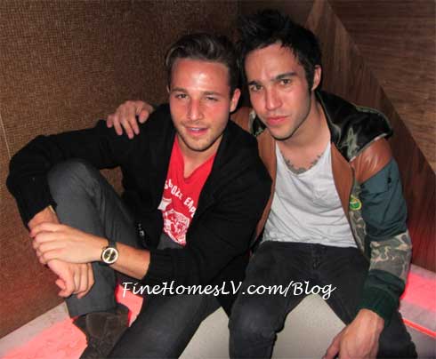 Shawn Pyfrom and Pete Wentz