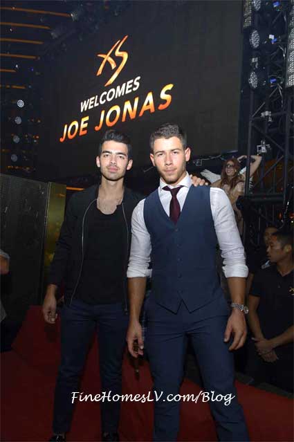 Joe Jonas and Nick Jonas at XS Las Vegas