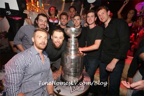 LA Kings And Stanley Cup At XS Nightclub
