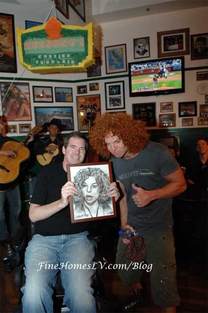 Carrot Top and Scott Frost