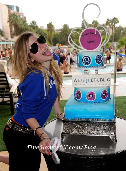 Avril Lavigne Birthday Cake