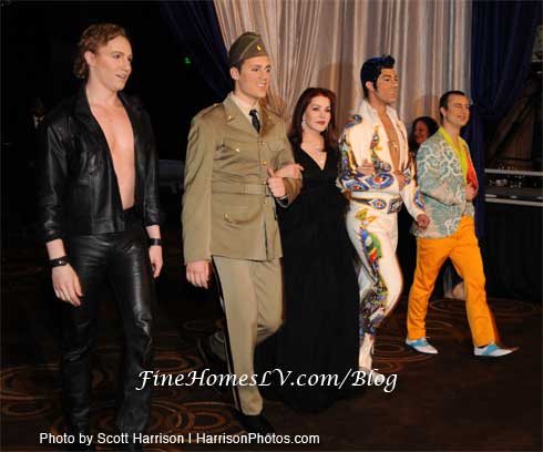 Priscilla Presley and Viva Elvis Performers