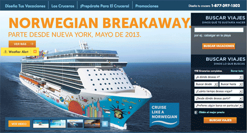 Norwegian Cruise Line Website En Espanol