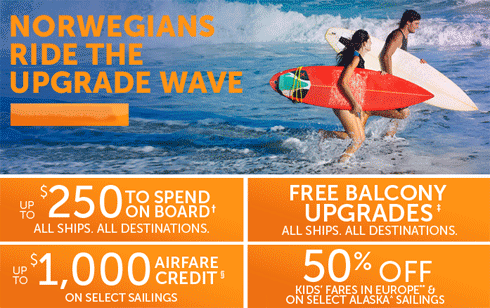 Upgrade Wave by Norwegian Cruise Line