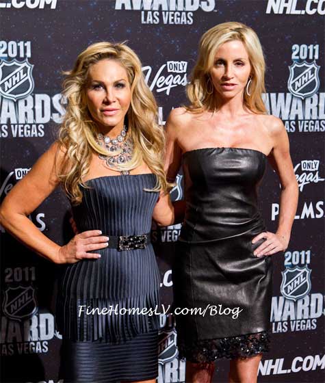 Adrienne Maloof and Camille Grammer