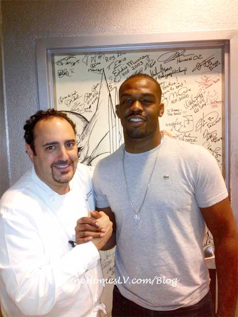 Jon Jones and Chef Dakakae