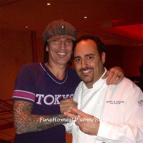 Tommy Lee and Chef Barry