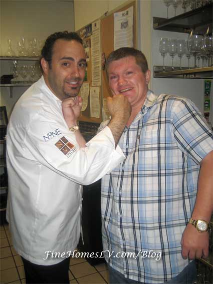 Ricky Hatton and Chef Dakake