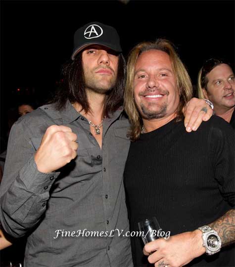 Criss Angel and Vince Neil